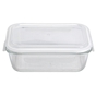 Recipiente de Conservao de Vidro com Tampa 1040ml 210x157x72mm 6 un