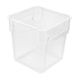 Recipiente de Policarbonato Transparente para Conservao 225x225x230mm 8L