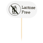 Pick em Madeira Marcador de Comida 80mm Lactose Free 100 un