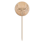 Pick em Madeira Marcador de Comida 95mm Bien Cuit Well 100 un