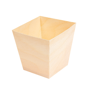 Recipiente Quadrada em Folha de Pinho 55x55x55mm 50 un
