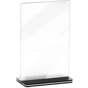 Porta Menus de mesa em Plstico PS A5 150x216x55mm