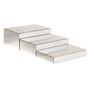 Set 3 Elevadores Acrlico Espelho para Buffet 300x250x25/75x130mm 1 un