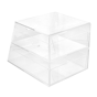 Expositor Acrlico Transparente 2 Andares 260x355x250mm
