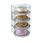 Expositor Acrlico Transparente 4 Andares 310x305x545mm