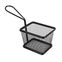 Mini Fritadeira em inox Preto 1 Poro 100x78x70mm 6 un