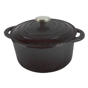 Cocotte de Ferro Preto Redonda com Tampa 1500ml 180/227x90mm 6 un