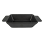 Caarola em Ferro Preto Retangular 250ml 139/182x90x40mm 8 un