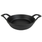 Caarola em Ferro Preto Redonda 500ml 160/223x37mm 8 un