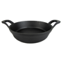 Caarola em Ferro Preto Redonda 750ml 180/244x43mm 8 un