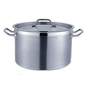 Caarola de Inox com Tampa 22L 384x247mm 1 un