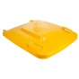 Tampa p/ Contentor do Lixo com Rodas 240 L Amarelo