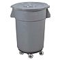 Contentor Multiusos 122 L com Tampa e Rodas