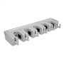 Suporte Cinzento para 5 Cabos 420x125x67mm