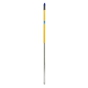 Cabo de Aluminio Revestido Amarelo com Rosca para Vassouras / Esfregonas 22x1400 mm
