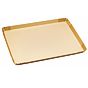 Bandeja Expositora de Vitrine em Aluminio Anodizado Dourado 225x305x15mm