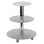 Suporte em Aluminio para Bolos 3 andares 200/260/320mm