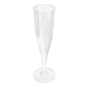 Calice Flute em Plstico PS Transparente 100ml 48x170mm 18x10 un