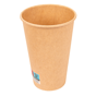 Copo de Carto para Bebidas Quentes 480ml 16oz - Kraft - 20x50 un