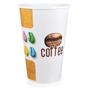 Copo de Carto para Bebidas Quentes 512ml 17oz Juta 10x100 un