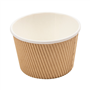 Copo em Cartolina Parede Dupla Ondulada para Sopa ou Comidas Quentes 500ml 115x88x75mm Caixa 500