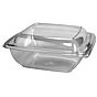 Saladeira Plstico Quadrada 500ml 160x160x45mm PP Transparente 400 un