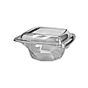 Tampa Plstico RPET Alta para Saladeira Twirl 375/500ml 140x140x20mm 400un