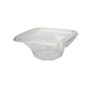 Tampa Plstico RPET Rasa para Saladeira Twirl 375/500ml 140x140x0mm 400un