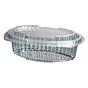 Saladeira Plstico Oval 500g 180x120x60mm RPET Tampa Normal 400un