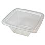Saladeira Plstico Clear 375ml 140x140x60mm RPET transparente 400 un