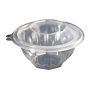 Saladeira Plstico Redonda 250ml 120x120x55+17mm PP com tampa 300un