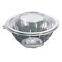Saladeira Plstico Redonda 750ml 168x168x73+24mm PP com tampa 300un