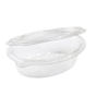 Embalagem Pl�stico PET/RPET Oval Elipack 250ml 145x108x45mm 800 un