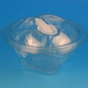 Embalagem Pl�stico PET/RPET Sekipack 250ml �120x68mm com Colher 360 un