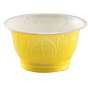Taa de Plstico Bicolor 75x40mm 80ml Amarelo Caixa 14x100