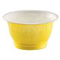 Taa de Plstico Bicolor 105x58mm 250ml Amarelo Caixa 10x100