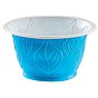 Taa de Plstico Bicolor 114x60mm 350ml Azul Caixa 10x100