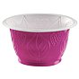 Taa de Plstico Bicolor 145x75mm 750ml Violeta Caixa 600