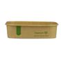 Contentor Rectangular Kraft Vegware 500ml 16OZ 173x121x41mm 6x50 un