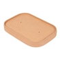 Tampa para Contentor Rectangular Kraft 173x123x20mm 6x50 un