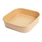 Contentor Quadrado Kraft 750ml 167x167x43mm 6x50 un