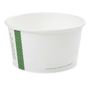 Copo em Cartolina Branca com PLA para Sopa ou Comidas Quentes 360ml 115/92x62mm Vegware 20x25 un