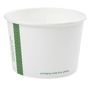 Copo em Cartolina Branca com PLA para Sopa ou Comidas Quentes 500ml 115/92x77mm Vegware 20x25 un