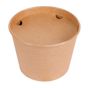 Copo em Cartolina Kraft+PE para Frango ou Semelhantes 2550ml 6x50 un