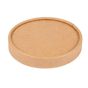 Tampa em Cartolina Kraft 94mm para Copo de Gelado 20x50un
