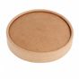 Tampa em Cartolina Kraft 100mm para Copo de Gelado 20x50un