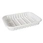 Tabuleiro em Plstico M2060 PS branco - 177x137x23mm Caixa 4x125