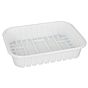 Tabuleiro em Plstico M2065 PP natural - 177x137x40mm Caixa 4x125