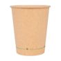 Copo de Carto para Bebidas 240ml 8oz Castanho Plastic Free 20x50 un