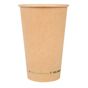 Copo de Carto para Bebidas 660ml 22oz Castanho Plastic Free 20x50 un